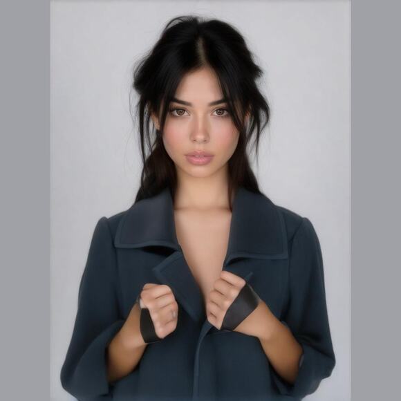 St John Black Knit Cropped Long Sleeve Luxury Designer Swing Jacket Blazer 12 - Picture 1 of 15